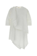 Givenchy hvit poplin mini kjole