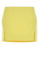 Givenchy Yellow Stretch Crepe Mini-skjørt