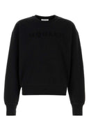 Alexander Mcqueen Black Cotton Sweatshirt