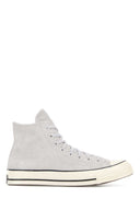 Converse 浅灰色绒面革 Chuck 70 运动鞋