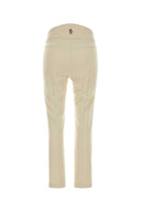 Moncler Grenoble Elfenben Stretch Polyester Blend Pant
