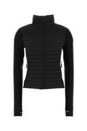 Moncler Grenoble 블랙 스트레치 폴리에스테르 카디건