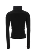 Moncler Grenoble 블랙 스트레치 폴리에스테르 카디건