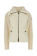 Moncler Grenoble Elfenbensull Cardigan