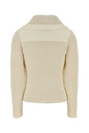 Moncler Grenoble Elfenbensull Cardigan