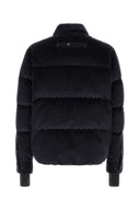 Moncler Grenoble Navy Blue Corduroy Elgon Down Jacket
