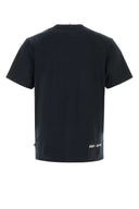 Moncler Grenoble Midnight Blue Stretch Cotton T-skjorte