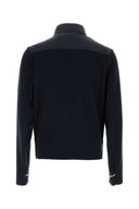 Moncler Grenoble Navy Blue Pile Cardigan