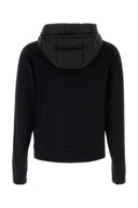 Moncler Grenoble Black Tech Fabric Cardigan