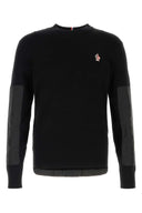 Moncler Grenoble Black Wool Blend Genser