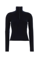 Courreges Midnight Blue Wool Genser
