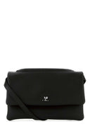 Courreges Black Leather Shoulder Bag