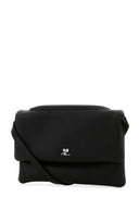 Courreges Black Leather Shoulder Bag