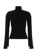 Courreges Black Viscose Blend Genser