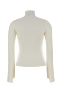 Courreges White Viscose Blend Sweater