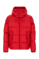 Moncler Red Nylon Couyere Down Jacket