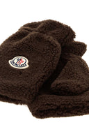 Moncler Brown Teddy Gloves