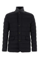 Moorer Midnight Blue Nylon Blend Zayn dunjakke
