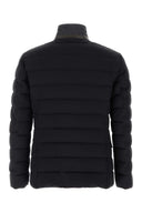 Moorer Midnight Blue Nylon Blend Zayn dunjakke