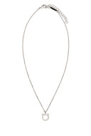 Salvatore Ferragamo Silver Metal Necklace