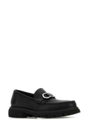 Salvatore Ferragamo zwart lederen cocon-loafers