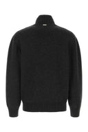Salvatore Ferragamo Slate Cashmere Blend Sweater