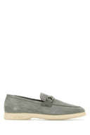 Salvatore Ferragamo Cosimo-Loafer aus grauem Wildleder