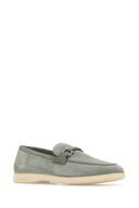 Salvatore Ferragamo Cosimo-Loafer aus grauem Wildleder
