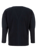 Homme Plisse' Issey Miyake Midnight Blue Polyester Cardigan