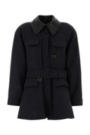 Chloe Embroidered Wool Coat