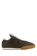 Chloe Brown Leather Chloã© Kick Sneakers