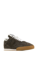 Chloe Brown Leather Chloã© Kick Sneakers
