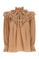 Blouse en soie pêche Chloé
