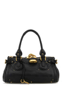 Chloe Black Leather Paddington Shoulder Bag