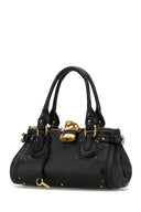 Chloe Black Leather Paddington Shoulder Bag