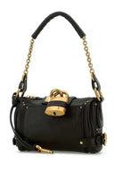 Chloe Black Leather Small Paddington Skulderveske