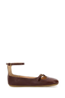 Chloe Brown Misty Ballerinaer i skinn