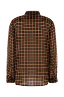 Saint Laurent brodert ullskjorte