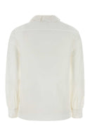 Saint Laurent hvit poplin skjorte