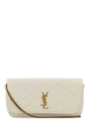 Saint Laurent Ivory Nappa Leather Gaby Phone Holder