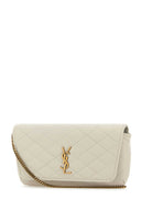 Saint Laurent Ivory Nappa Leather Gaby Phone Holder