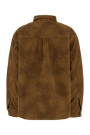 Des Phemmes Camel Synthetic Leather Jacket