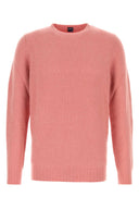 Fedeli Salmon Stretch Wool Blend Sweater