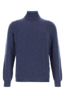 Fedeli Air Force Blue Cashmere Sweater