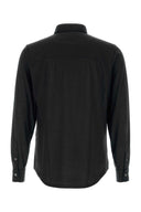 Fedeli Black Wool Shirt
