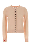 Tory Burch Pastel Pink Cashmere Blend Cardigan