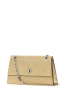 Tory Burch Crossbody-veske i beige skinn