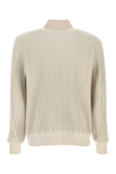 Homme Plisse' Issey Miyake Ivory Polyester Bomber Jacket