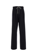 Maison Margiela Embroidered Wool Palazzo Pant