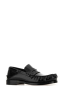 Bottega Veneta Truman-Loafer aus schwarzem Leder